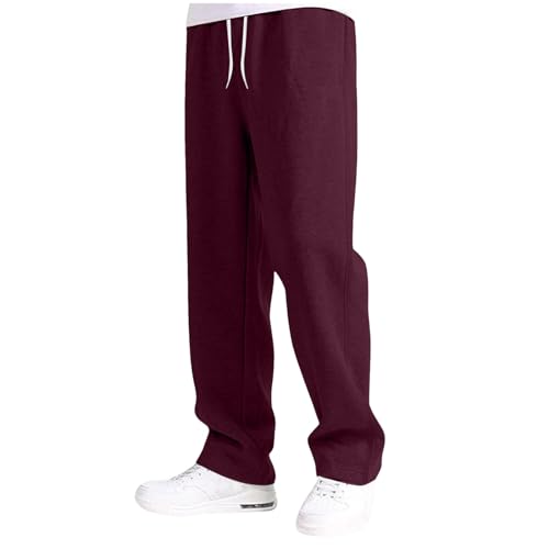 Baggy Jogginghose Jungen Kinder Jogger Hose Weites Bein Freizeithose Baumwolle Cargohose Jogginghose mit Gummizug Lässig Sport Sweathose Trainingshosen Lockere Elastischer Teenager Sweatpants Lange von Glücksvogel