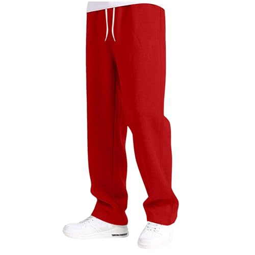 Baggy Jogginghose Jungen Kinder Jogger Hose Weites Bein Freizeithose Baumwolle Cargohose Jogginghose mit Gummizug Lässig Sport Sweathose Trainingshosen Lockere Elastischer Teenager Sweatpants Lange von Glücksvogel