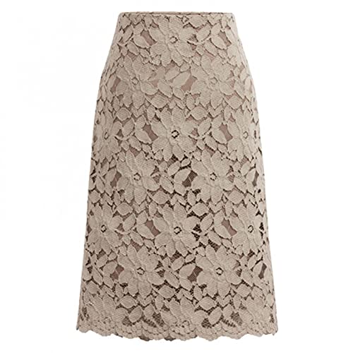 Damen Midi Rock Spitze Business Bleistiftrock Knielang Pencil Rock Stretch Figurbetont Bleistift Röcke Hohe Taille Dehnbar Bodycon Midirock Elegant Midirock Damen Midi Rock Spitze Business Bleistiftrock Knielang Pencil Rock Stretch Figurbetont Bleistift Röcke Hohe Taille Dehnbar Bodycon Midirock Elegant Midirock von Glücksvogel