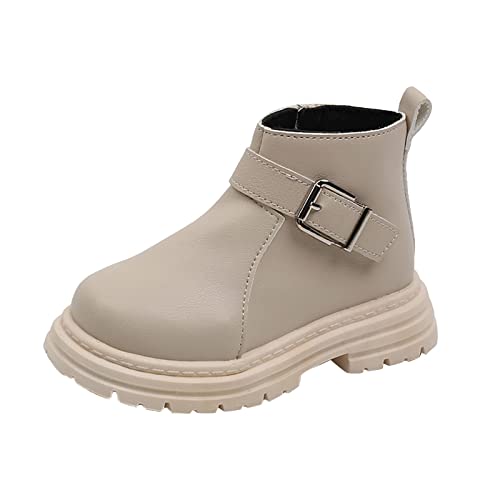 Glücksvogel Mädchen Stiefel Wasserdicht Kurzschaft Stiefeletten Winterstiefel Warm Kinder Jungen Winterschuhe Schneestiefel HerbstStiefel mit Reißverschluss Niedriger Absatz Schuhe Winter Boots von Glücksvogel