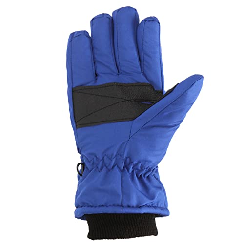 handschuhe mit band Winddicht M/L Größe Winter Warm Jungen Outdoor Skating Schnee Kinder Ski Mädchen Handschuhe Snowboarden Kinder Handschuhe & Fäustlinge kinderhandschuhe gr 92 (Blue #2, M) von Glücksvogel