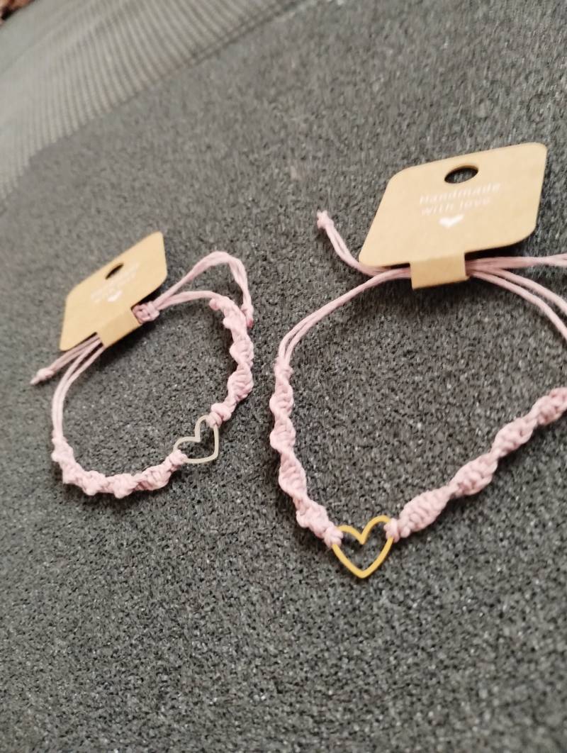 Geschenkidee Armband Makramee von GlueckswerkbyKerstin
