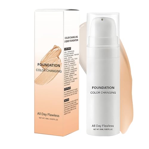 Flüssige Foundation, Liquid Foundation Make-up - Conceur mit raffinierter Optik - langanhaltende Foundation - sogar Haut-Korrektor für fettige Hauttypen von Glugahrif