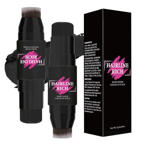 Haarpuder für Frauen – Konturenstift – natürlicher wasserfester Konturstift – langanhaltende Creme für Männer – Camouflage spärliche Zonen und Färbung von Glugahrif