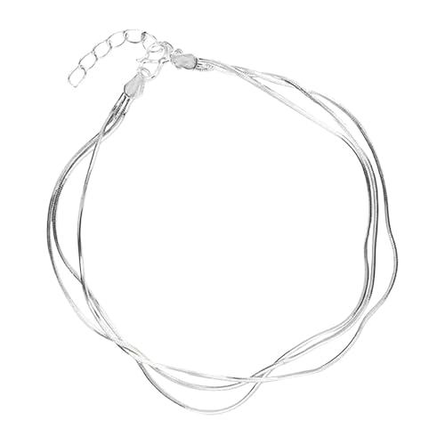 Schlangenkette Armband Schlangenkette Charm Armband - Link Chain Armband | Modischer dekorativer Handgelenkschmuck | Mehrschichtiger Armband-Charm für Mädchen, Se référer au descriptif, Kupfer, Siehe von Glugahrif
