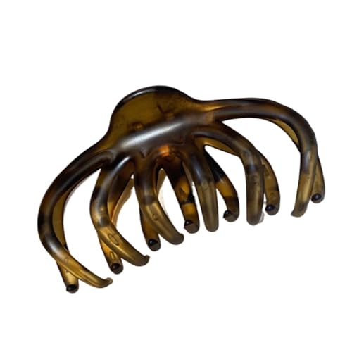 Vintage Haarspange Octopus | Elegante Haarnadeln von Big Big Retro Clamp – einzigartige süße Haarspangen, Haarspange im Kiefer-Stil für den täglichen Gebrauch von Glugahrif