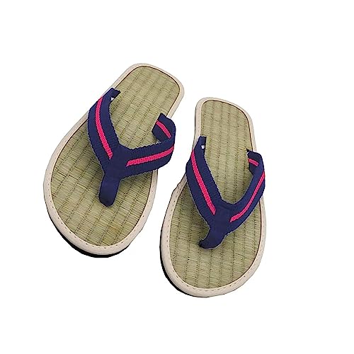 Gluhbirnen Unisex Bambus Flip Flops, Einfache, Flache, Rutschfeste Hausschuhe, Strohpantoffeln, Zehentrenner, Modische Flip Flops aus Stroh, Schweißfeste Strandsandalen, Rot, 40 Gluhbirnen Unisex Bambus Flip Flops, Einfache, Flache, Rutschfeste Hausschuhe, Strohpantoffeln, Zehentrenner, Modische Flip Flops aus Stroh, Schweißfeste Strandsandalen, Rot, 40 von Gluhbirnen