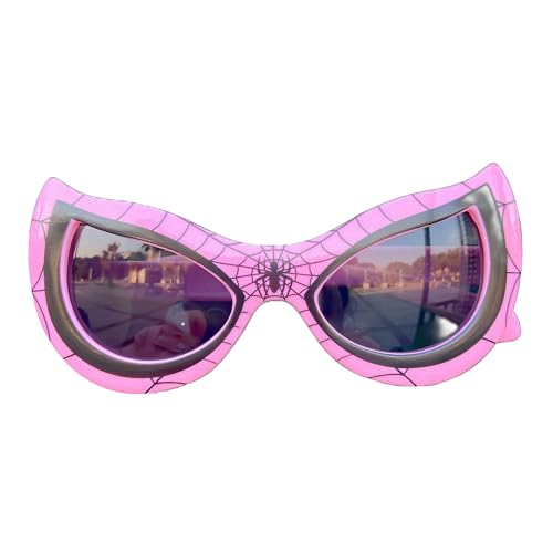 Kinder Spider Sonnenbrille für Reisen und Outdoor Gebrauch, mit 100% UV-Schutz für Ihren kleinen Helden (Rosa) von Glurak