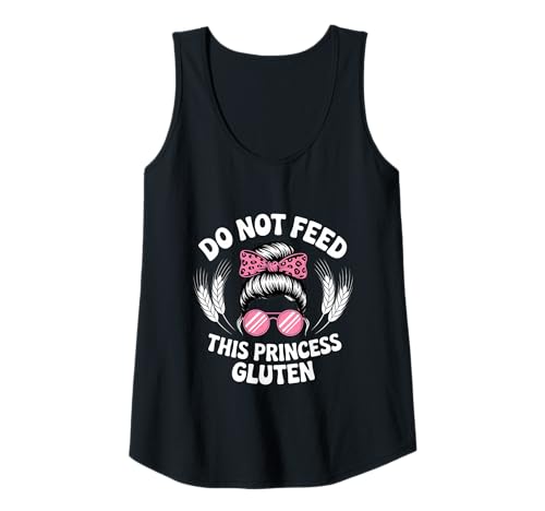Damen Füttern Sie Diese Prinzessin Nicht mit Glutenunverträglichkeit, Bauchschmerzen Tank Top Damen Füttern Sie Diese Prinzessin Nicht mit Glutenunverträglichkeit, Bauchschmerzen Tank Top von Gluten Intolerance Celiac Intolerance