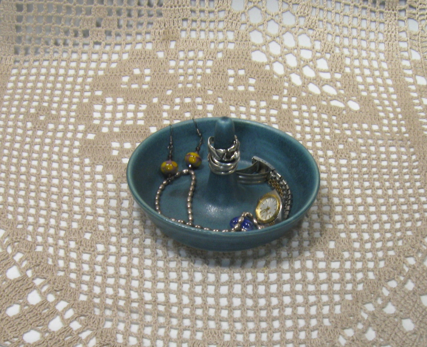 Ringschale Aus Keramik - Schmuckschale Steingut-Keramik Wohndekor Ringschale Aus Keramik - Schmuckschale Steingut-Keramik Wohndekor von GlyntPottery