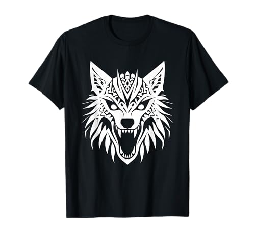 Runenwolf-Design – Tribal Wolf Motiv für Frauen und Männer T-Shirt Runenwolf-Design – Tribal Wolf Motiv für Frauen und Männer T-Shirt von Glyphen Wolf Designs