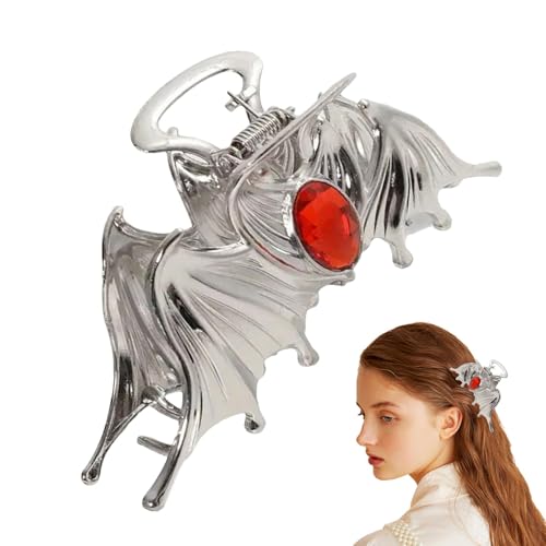 Gmokluytw Halloween-Haarklammern, gruselige Metall-Haarklammern im -Design, rutschfeste Haarspangen mit starkem Halt für Mädchen von Gmokluytw