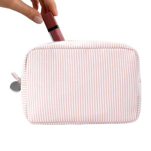 Gmokluytw Multifunktionale Kosmetiktasche,Leichter Makeup Etui Halter - Tragbares Ästhetisches Reiseetui Mit Reißverschluss Für Damen Camping Fitness Outdoor von Gmokluytw