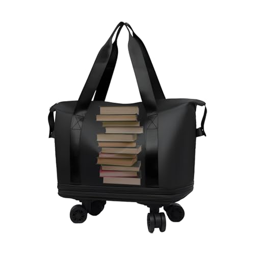 Gmokluytw Reisetasche mit n | Große Tasche mit n für Männer und Frauen | Leichter und widerstandsfähiger Reisekoffer mit Teleskopgriff für Reisen, Flughafen, Wochenendausflüge von Gmokluytw