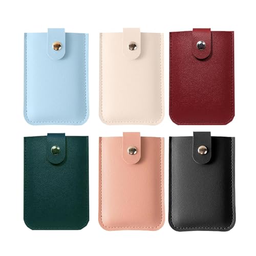 6 Slots Portable Credit Card Holder with Press Button - Grooved Pull Out Wallet for Membership & ID Cards, Alle, Modern 6 Slots Portable Credit Card Holder with Press Button - Grooved Pull Out Wallet for Membership & ID Cards, Alle, Modern von Gnaillxc