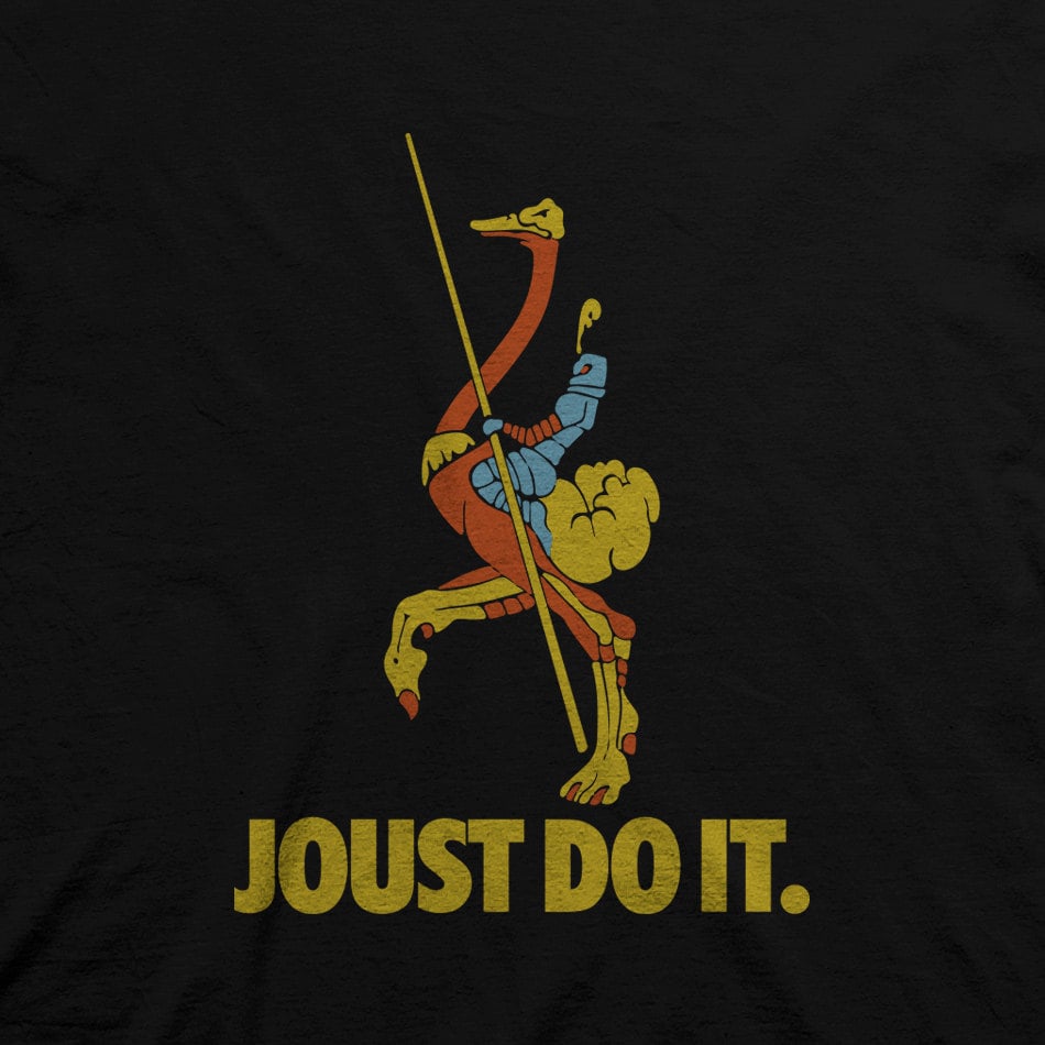 Joust Do It. Old School Arcade Spiel Und Lustiges Vintage Shirt Joust Do It. Old School Arcade Spiel Und Lustiges Vintage Shirt von GnarlyTshirts