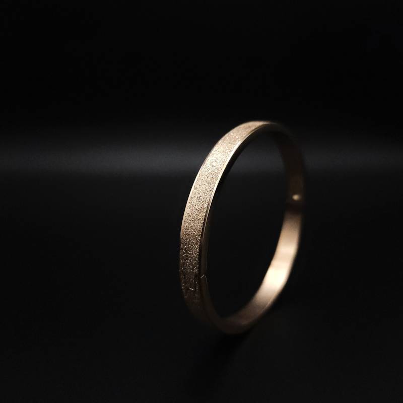 Rose Gold Armband Manschette Titanium Handgemachte Schmuck Für Sie Minimalist Funkelnde Mutter Schwester Einzigartige Geschenke Freundin von Gnatus