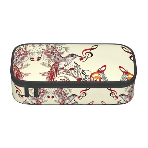 Gnbmvcc Flying Bird Musiknoten Multifunktionale Schreibwarentasche Aufbewahrungstasche Kann Schreibwaren, Kosmetik, Bürobedarf aufbewahren. Gnbmvcc Flying Bird Musiknoten Multifunktionale Schreibwarentasche Aufbewahrungstasche Kann Schreibwaren, Kosmetik, Bürobedarf aufbewahren. von Gnbmvcc