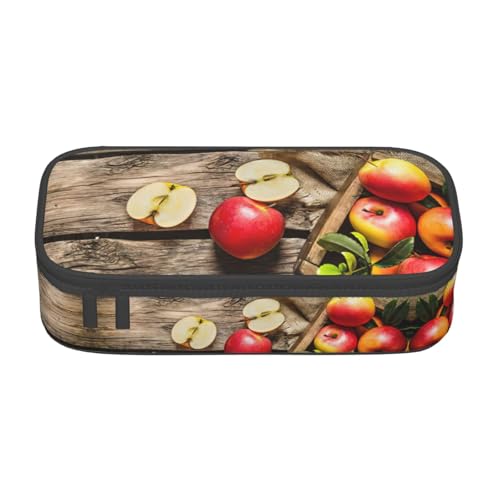 Gnbmvcc Fruits On Wood Floor Multifunktionale Schreibwaren-Tasche Aufbewahrungstasche Kann Schreibwaren, Kosmetik, Bürobedarf aufbewahren. Gnbmvcc Fruits On Wood Floor Multifunktionale Schreibwaren-Tasche Aufbewahrungstasche Kann Schreibwaren, Kosmetik, Bürobedarf aufbewahren. von Gnbmvcc