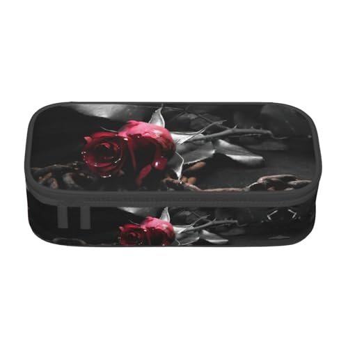 Gnbmvcc Gothic Black Roses Multifunktionale Schreibwarentasche Aufbewahrungstasche Kann Schreibwaren, Kosmetik, Bürobedarf aufbewahren. Gnbmvcc Gothic Black Roses Multifunktionale Schreibwarentasche Aufbewahrungstasche Kann Schreibwaren, Kosmetik, Bürobedarf aufbewahren. von Gnbmvcc