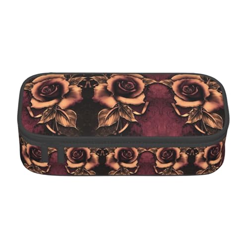 Gnbmvcc Gothic Rose Multifunktionale Schreibwarentasche Aufbewahrungstasche Kann Schreibwaren, Kosmetik, Bürobedarf aufbewahren. Gnbmvcc Gothic Rose Multifunktionale Schreibwarentasche Aufbewahrungstasche Kann Schreibwaren, Kosmetik, Bürobedarf aufbewahren. von Gnbmvcc