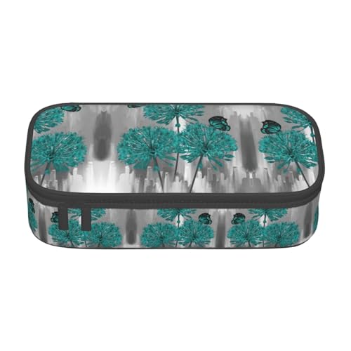 Gnbmvcc Graue blaugrüne Blume Schmetterling 1 Multifunktionale Schreibwarentasche Aufbewahrungstasche Kann Schreibwaren, Kosmetik, Bürobedarf aufbewahren. Gnbmvcc Graue blaugrüne Blume Schmetterling 1 Multifunktionale Schreibwarentasche Aufbewahrungstasche Kann Schreibwaren, Kosmetik, Bürobedarf aufbewahren. von Gnbmvcc