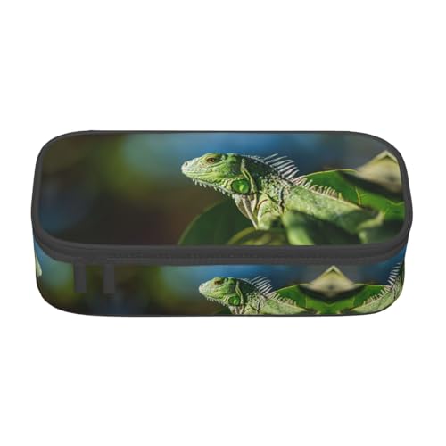 Gnbmvcc Green Lizard Multifunktionale Schreibwarentasche Aufbewahrungstasche Kann Schreibwaren, Kosmetik, Bürobedarf aufbewahren. Gnbmvcc Green Lizard Multifunktionale Schreibwarentasche Aufbewahrungstasche Kann Schreibwaren, Kosmetik, Bürobedarf aufbewahren. von Gnbmvcc