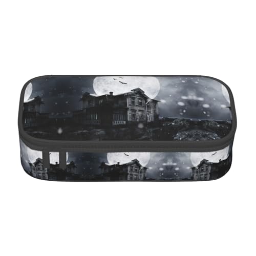 Gnbmvcc Halloween Moon Multifunktionale Schreibwarentasche Aufbewahrungstasche Kann Schreibwaren, Kosmetik, Bürobedarf aufbewahren. Gnbmvcc Halloween Moon Multifunktionale Schreibwarentasche Aufbewahrungstasche Kann Schreibwaren, Kosmetik, Bürobedarf aufbewahren. von Gnbmvcc