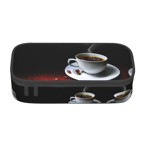 Gnbmvcc Heißer Kaffee mit Kaffeebohnen Multifunktionale Schreibwarenbeutel Aufbewahrungstasche Kann Schreibwaren, Kosmetik, Bürobedarf aufbewahren. Gnbmvcc Heißer Kaffee mit Kaffeebohnen Multifunktionale Schreibwarenbeutel Aufbewahrungstasche Kann Schreibwaren, Kosmetik, Bürobedarf aufbewahren. von Gnbmvcc