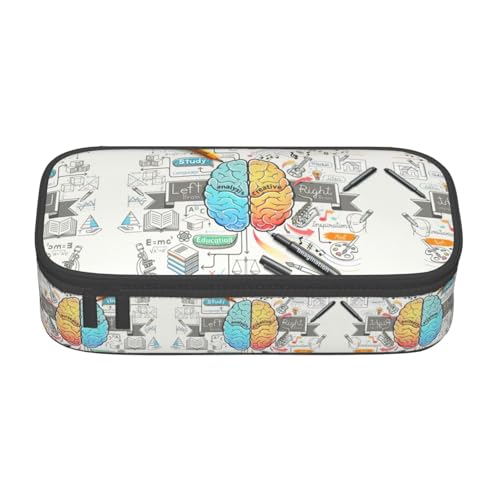 Gnbmvcc Human Brain Multifunktionale Schreibwarentasche Aufbewahrungstasche Kann Schreibwaren, Kosmetik, Bürobedarf aufbewahren. Gnbmvcc Human Brain Multifunktionale Schreibwarentasche Aufbewahrungstasche Kann Schreibwaren, Kosmetik, Bürobedarf aufbewahren. von Gnbmvcc