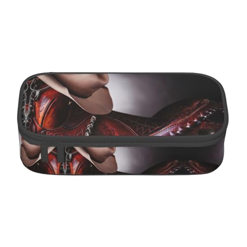 Gnbmvcc Pferdesattel mit Cowboyhut Wild Multifunktionale Schreibwarentasche Aufbewahrungstasche Kann Schreibwaren, Kosmetik, Bürobedarf aufbewahren. Gnbmvcc Pferdesattel mit Cowboyhut Wild Multifunktionale Schreibwarentasche Aufbewahrungstasche Kann Schreibwaren, Kosmetik, Bürobedarf aufbewahren. von Gnbmvcc