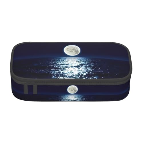 Gnbmvcc Vollmond in der Nacht Multifunktionale Schreibwarentasche Aufbewahrungstasche Kann Schreibwaren, Kosmetik, Bürobedarf aufbewahren. Gnbmvcc Vollmond in der Nacht Multifunktionale Schreibwarentasche Aufbewahrungstasche Kann Schreibwaren, Kosmetik, Bürobedarf aufbewahren. von Gnbmvcc