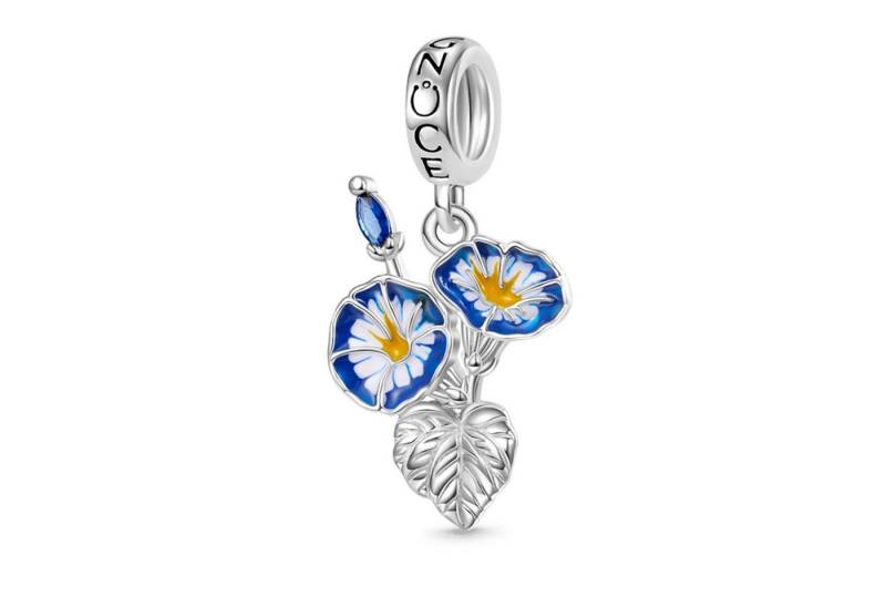 Gnoce Bead Gnoce Charm Anhänger Prunkwinde HJC027 Silber von Gnoce