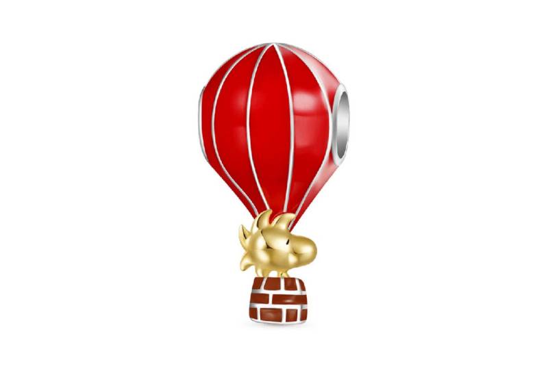 Gnoce Bead Gnoce Charm Anhänger Woodstock im Ballon IOC094 Silber von Gnoce