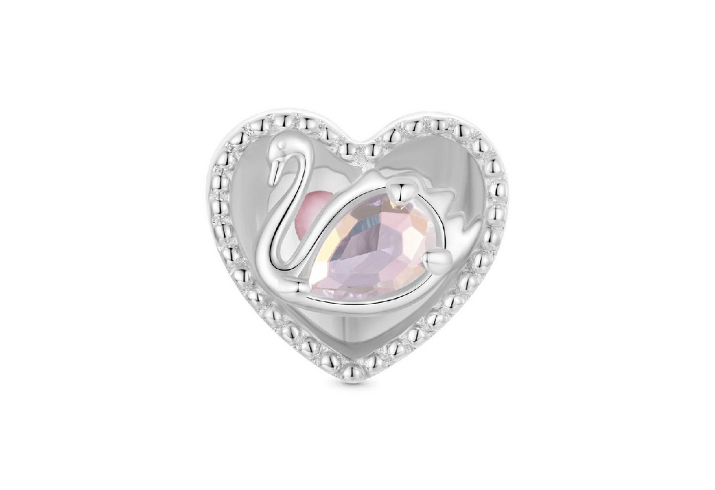 Gnoce Bead Gnoce Charm Balett Schwan IAC138 Silber von Gnoce