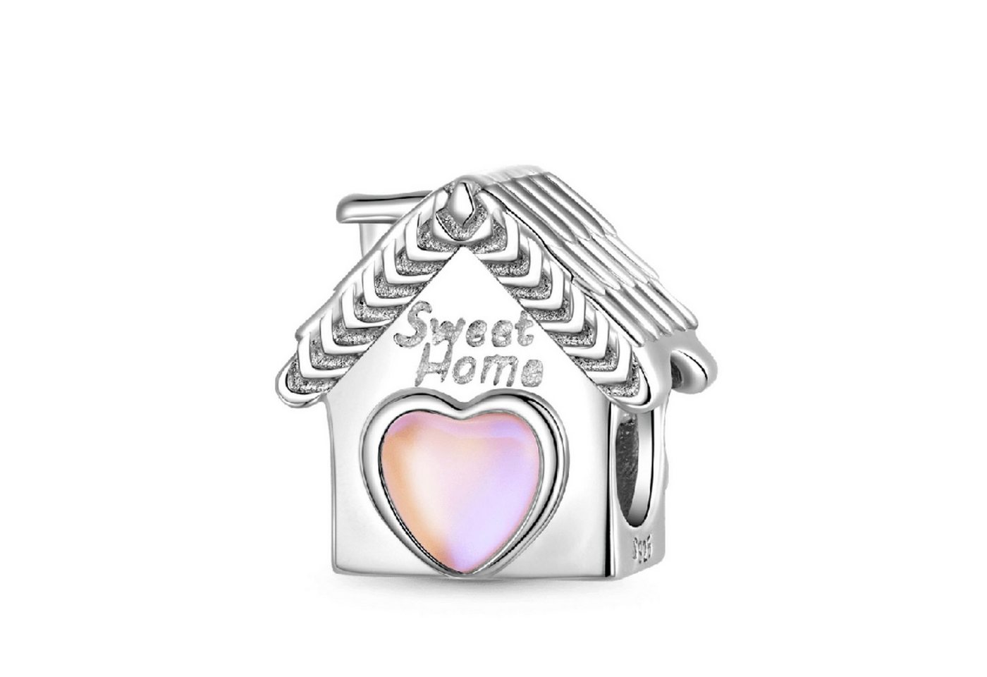 Gnoce Bead Gnoce Charm Haus JLC011 Silber von Gnoce
