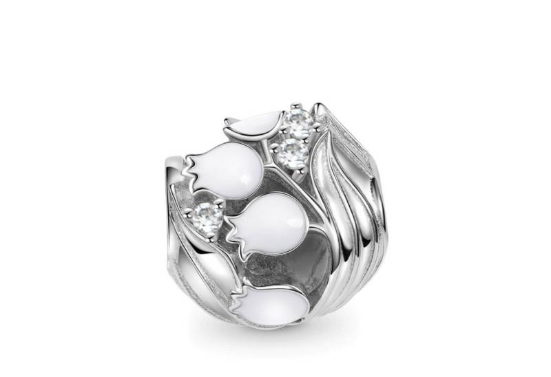 Gnoce Bead Gnoce Charm Maiglöckchen FSC023 Silber von Gnoce