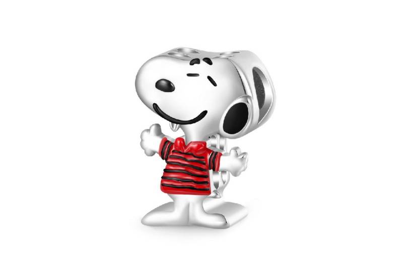 Gnoce Bead Gnoce Charm Snoopy Peanuts Silber IDC095 von Gnoce