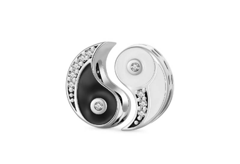 Gnoce Bead Gnoce Charm Ying & Yang IDC144 Silber von Gnoce