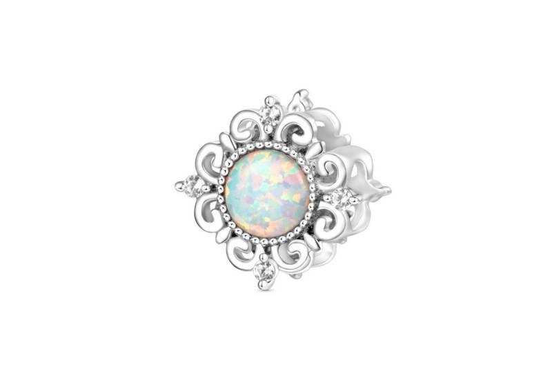 Gnoce Bead Gnoce Vintage Opal Charm HFC194 Silber von Gnoce