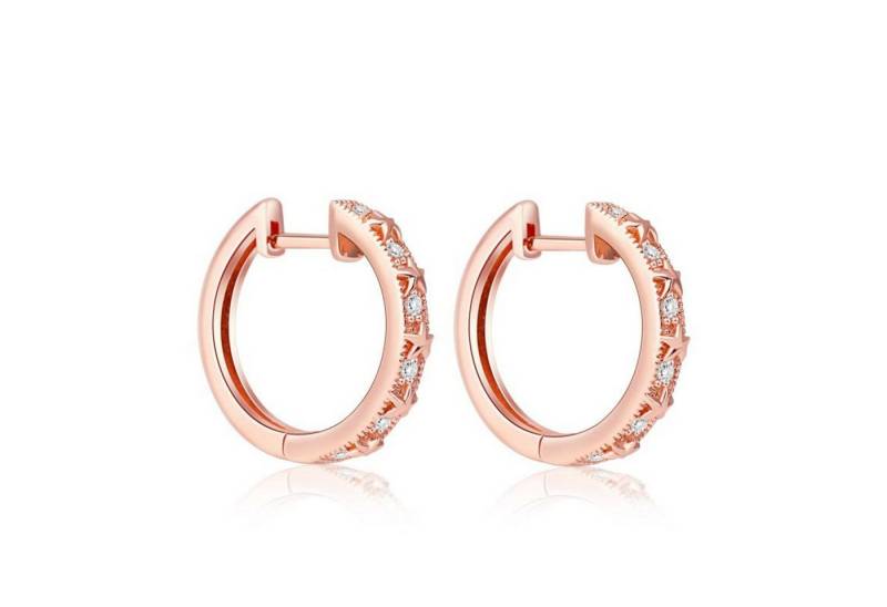 Gnoce Ohrring-Set Gnoce Creolen Stern EAE032 Silber rosévergoldet Gnoce Ohrring-Set Gnoce Creolen Stern EAE032 Silber rosévergoldet von Gnoce