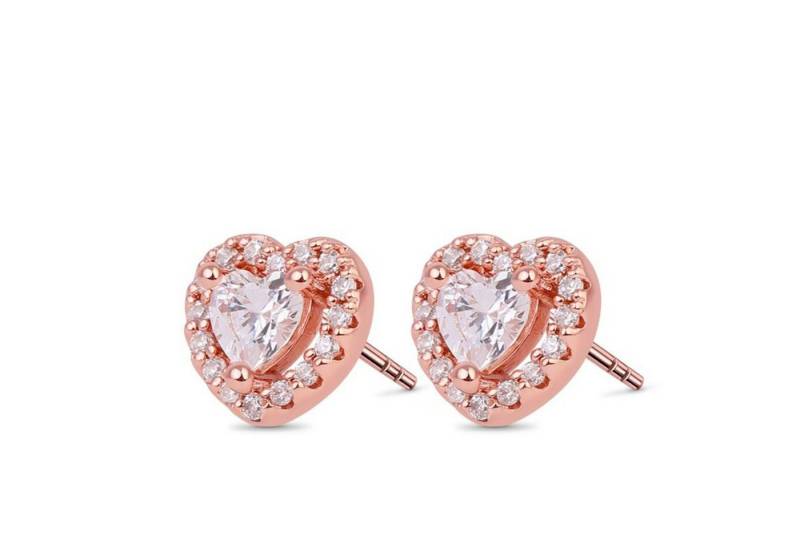 Gnoce Ohrring-Set Gnoce Ohrstecker Herzform EAE022 Silber rosévergoldet Gnoce Ohrring-Set Gnoce Ohrstecker Herzform EAE022 Silber rosévergoldet von Gnoce