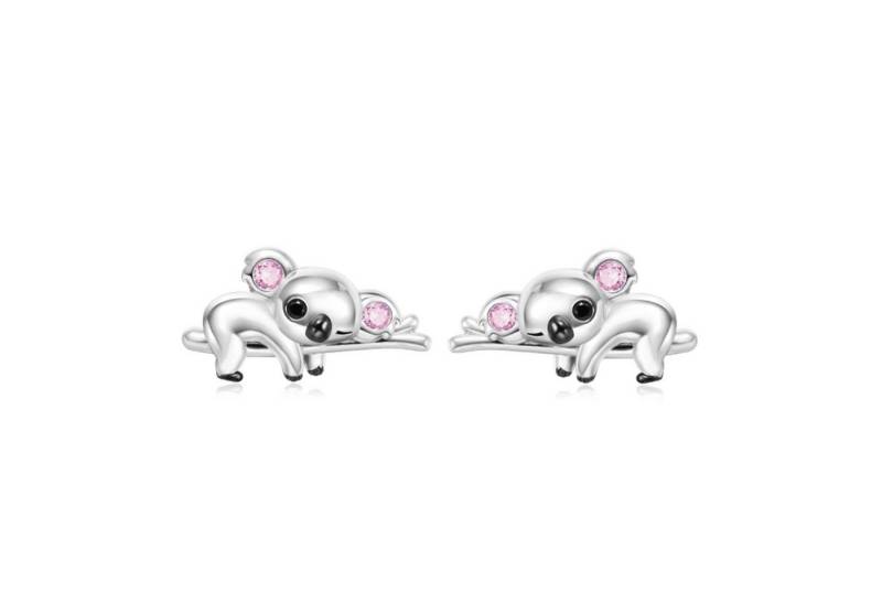 Gnoce Ohrring-Set Gnoce Ohrstecker Koalabär GME025 Silber von Gnoce
