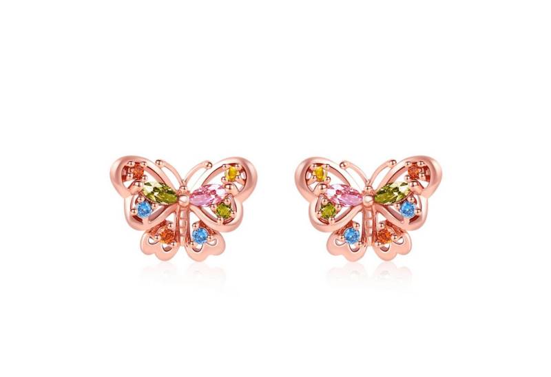 Gnoce Ohrring-Set Gnoce Ohrstecker Schmetterling HOE488 Silber rosévergoldet Gnoce Ohrring-Set Gnoce Ohrstecker Schmetterling HOE488 Silber rosévergoldet von Gnoce