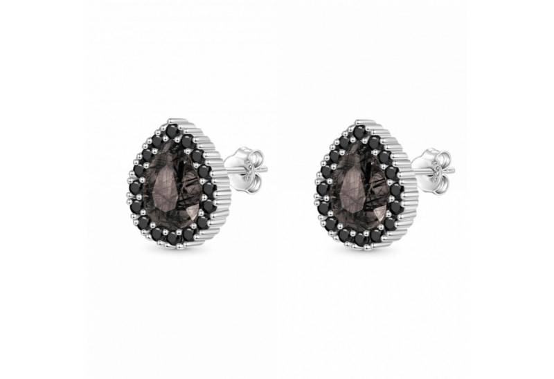 Gnoce Ohrring-Set Gnoce Ohrstecker Schwarzer Rutilquarz IGE213 Silber Gnoce Ohrring-Set Gnoce Ohrstecker Schwarzer Rutilquarz IGE213 Silber von Gnoce
