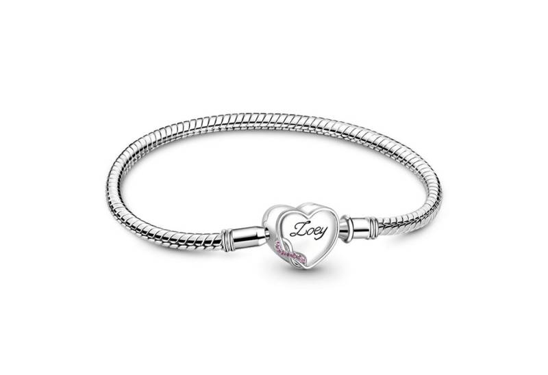 Gnoce Perlenarmband Gnoce Armband Herz&Unendlich GYB222-21 Stahl/Silber von Gnoce