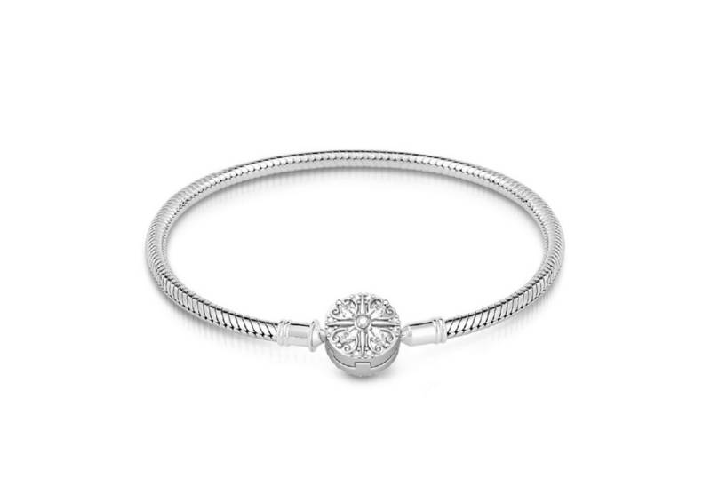Gnoce Perlenarmband Gnoce Armband Kleeblattverschluss BQCS70-21 Silber von Gnoce