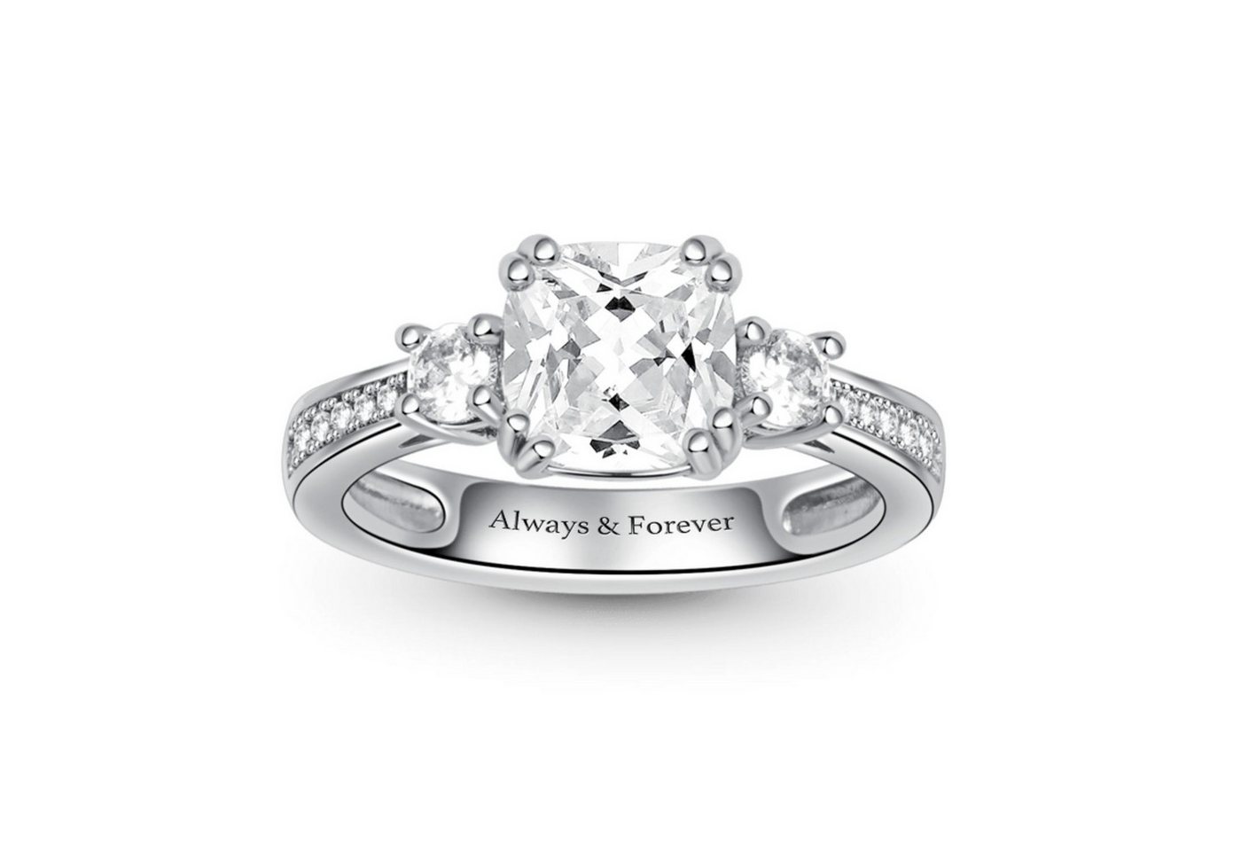 Gnoce Silberring Gnoce Ring CSR008-54 von Gnoce