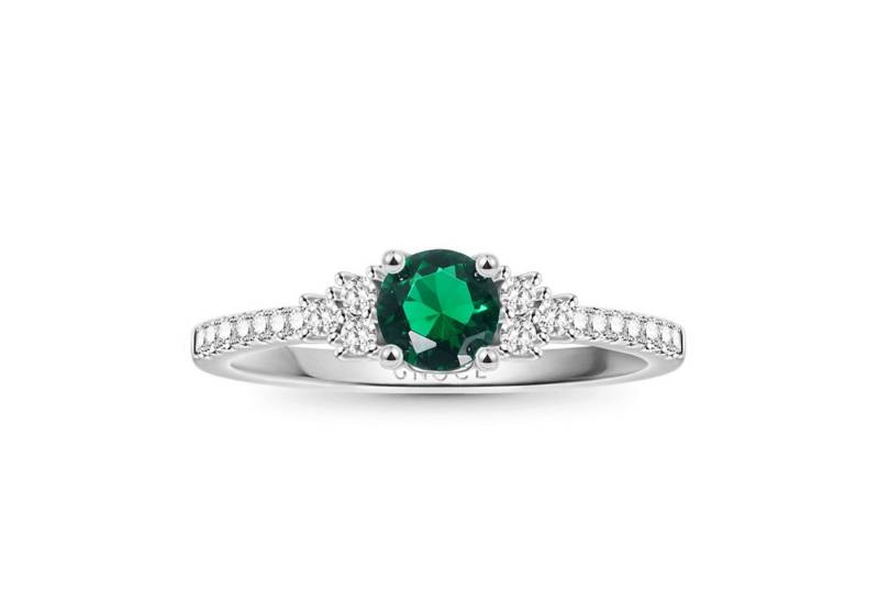 Gnoce Silberring Gnoce Ring Smaragd FGR025-54 Silber Gnoce Silberring Gnoce Ring Smaragd FGR025-54 Silber von Gnoce