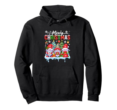 Frohe Weihnachten DREI Zwerge Buntes Kostüm Kinder Kleinkind Pullover Hoodie Frohe Weihnachten DREI Zwerge Buntes Kostüm Kinder Kleinkind Pullover Hoodie von Gnomes Christmas Costume